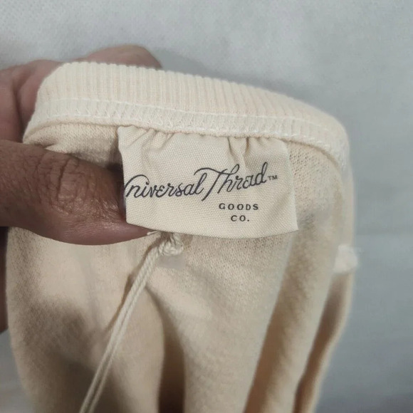 Universal Thread Sleeveless Muscle Shirt Textured Women Size 2X 20 22 Beige NEW - Picture 5 of 8